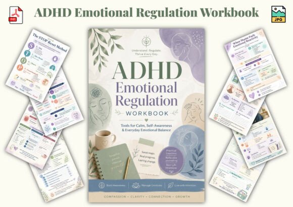 ADHD Emotional Regulation Workbook: A Guide to Building Calm and Self-Awareness