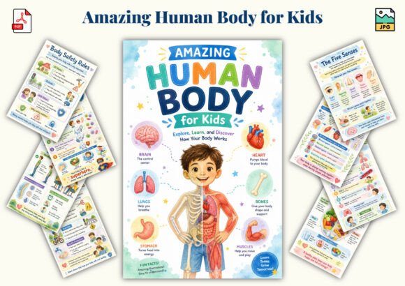 Amazing Human Body for Kids – A Fun and Educational Journey into the Wonders of the Body