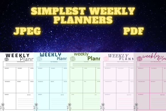 Best Simplest Weekly Planner Freebie 51