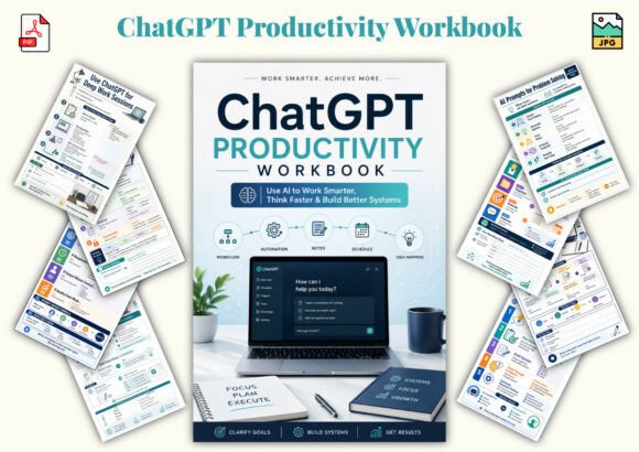 ChatGPT Productivity Workbook: A Strategic Guide to Leveraging AI for Better Results