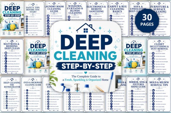 Deep Cleaning Step-by-Step Guide: Transform Your Home with a Thorough Cleaning System
