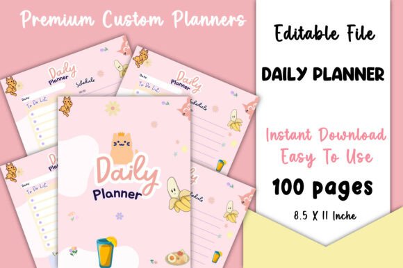 Editable Daily Planner for Kids: A Practical Tool for Structured Learning and Growth