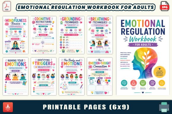 Emotional Regulation Workbook for Adults: A Practical Guide to Mastering Your Emotions