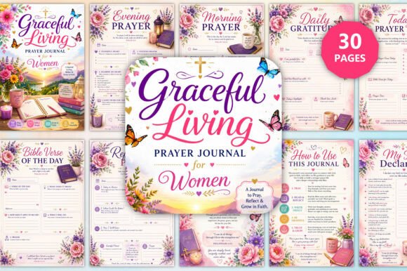 Graceful Living Prayer Journal for Women: A Tool for Spiritual Growth and Mindful Reflection