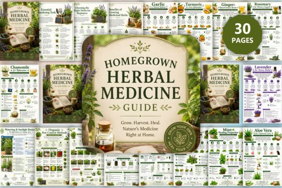 Homegrown Herbal Medicine Guide: A Natural Wellness System for Everyday Living