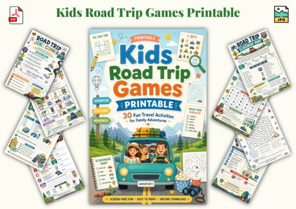 Kids Road Trip Games Printable: Fun and Educational Activities for Family Travel