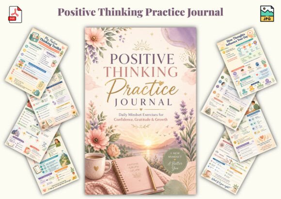 Positive Thinking Practice Journal: A Tool for Daily Growth and Mindset Shifts