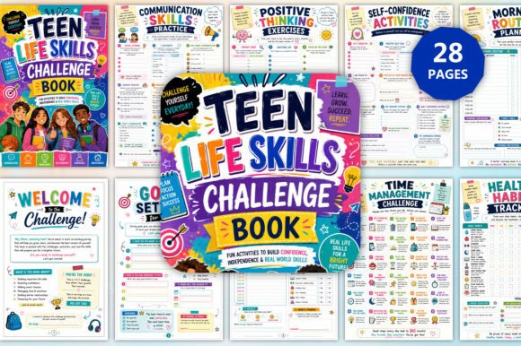 Teen Life Skills Challenge Book