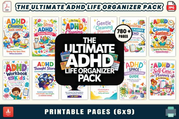 The Ultimate ADHD Life Organizer Bundle: A Strategic Tool for Structured Living
