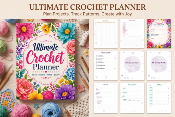 The Ultimate Crochet Planner: A Comprehensive Tool for Organized Crafting